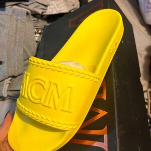 Brand new yellow MCM slides